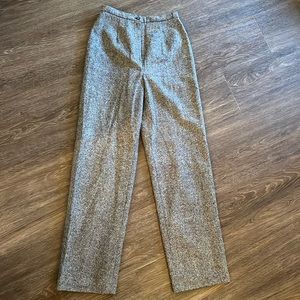 J. Jill high-waisted women’s fully lined, black and white, pants. Size 8-Tall.